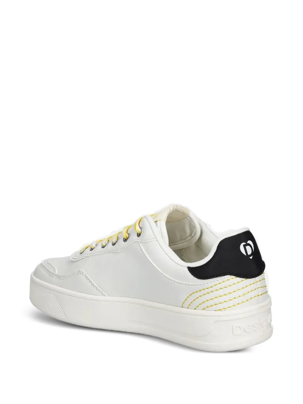 Desigual x Mickey Mouse lace-up sneakers - Wit