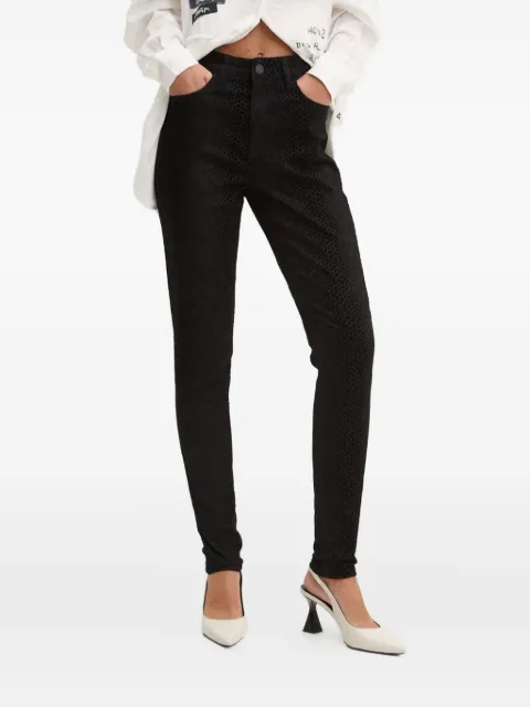 Desigual snakeskin-print jeans