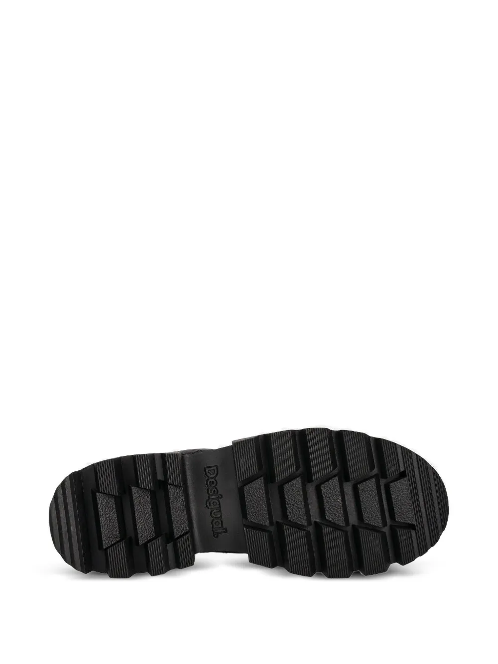 Desigual lace-up chunky sole track boots Black