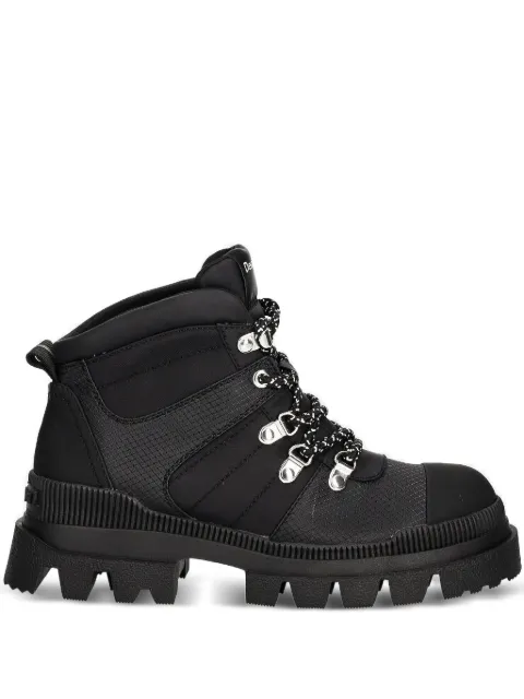 Desigual lace-up chunky sole track boots