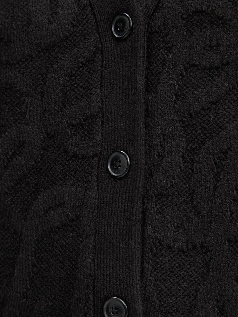 Desigual Kabelgebreid vest Zwart