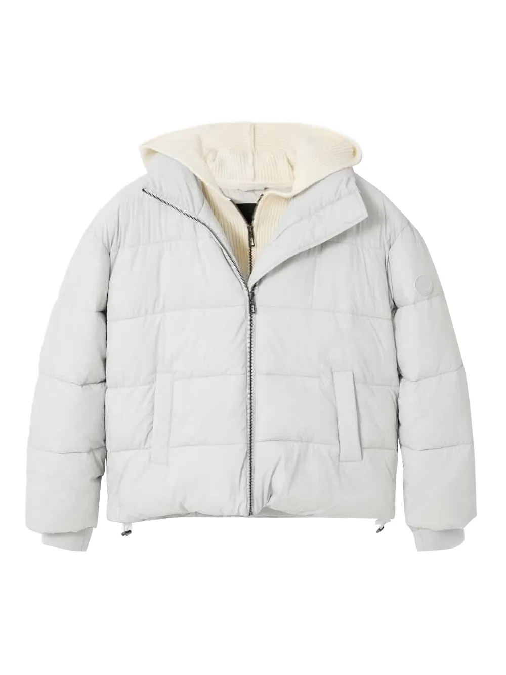 Desigual Gelaagd donsjack Beige