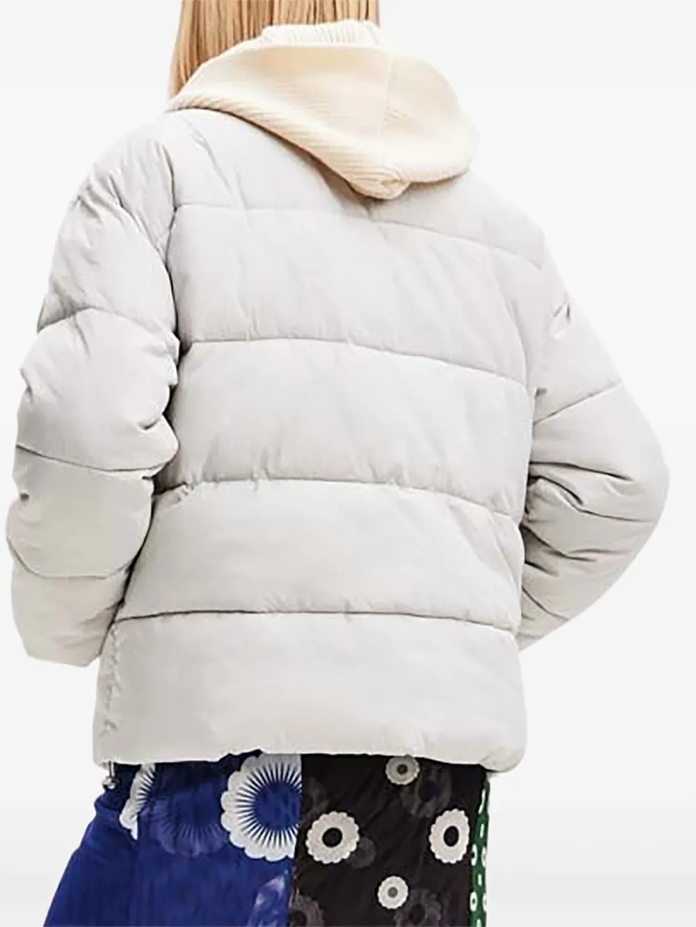 Desigual Gelaagd donsjack Beige