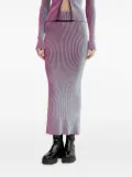 Desigual ribbed midi skirt - Pink