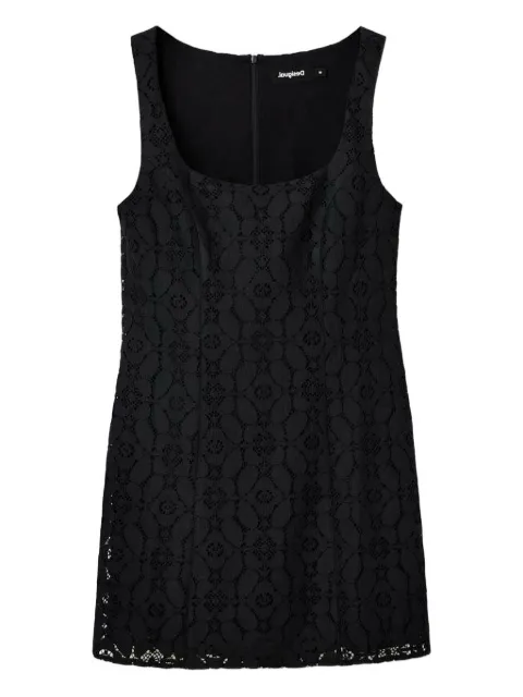 Desigual floral-lace mini day dress