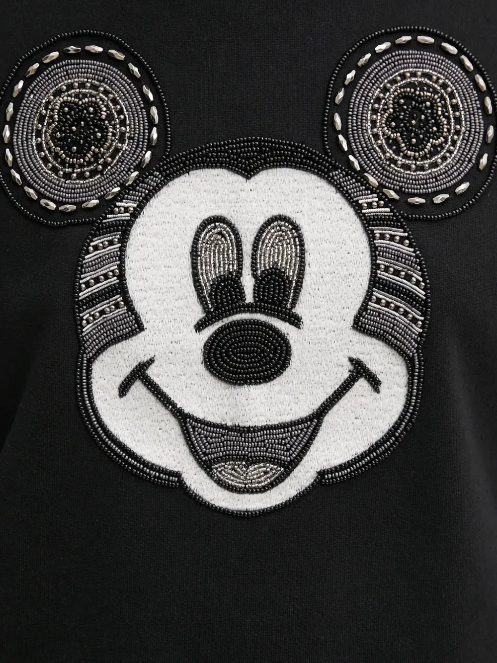 Desigual Sweater met kralen Zwart