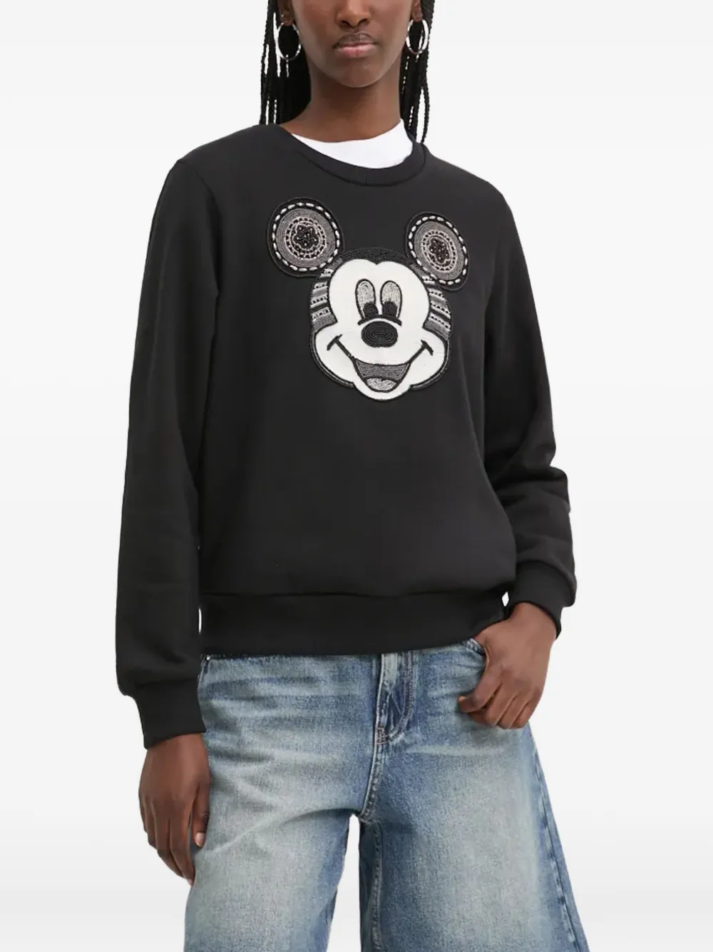 Desigual beaded sweatshirt | Black | Image 1