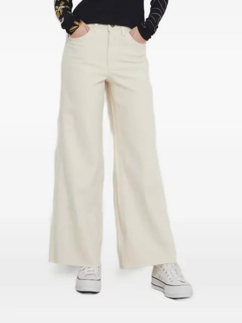 Desigual embroidered-logo jeans