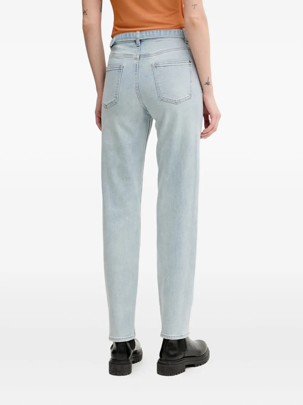 Desigual Jeans met grafische print Blauw