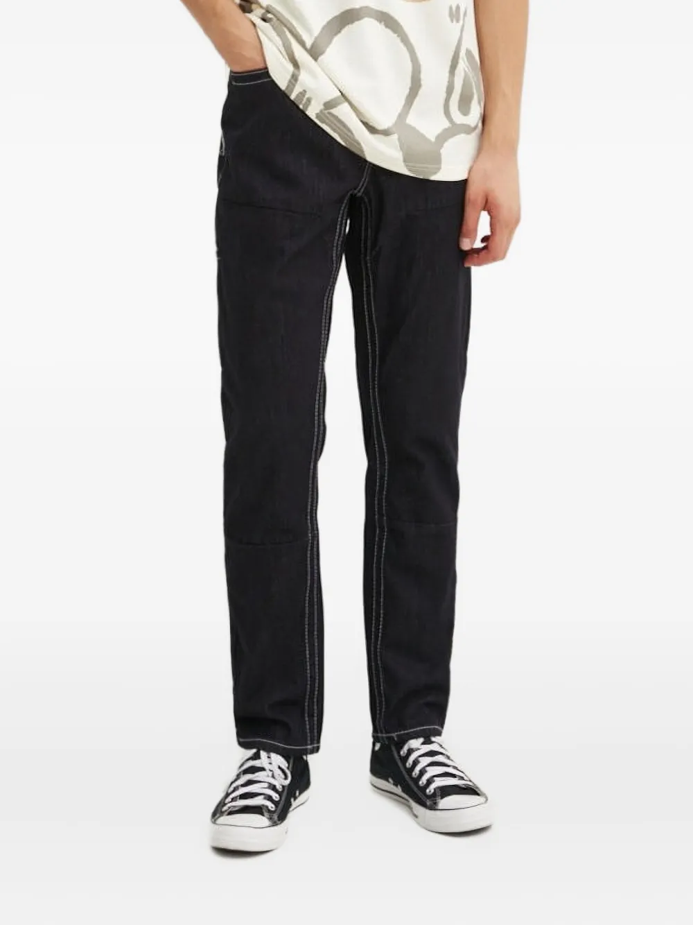 Desigual Straight jeans Zwart