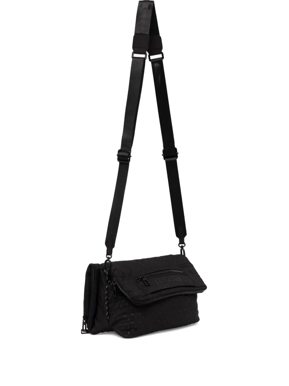 Desigual Gewatteerde crossbodytas Zwart