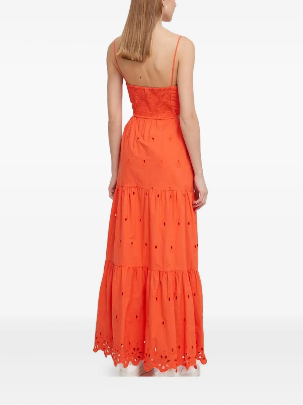Desigual Uitgesneden maxi-jurk - Oranje
