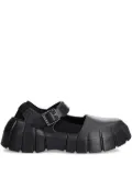Desigual buckle-strap chunky sole ballet flats - Black