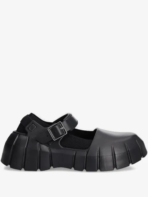 Desigual buckle-strap chunky sole ballet flats