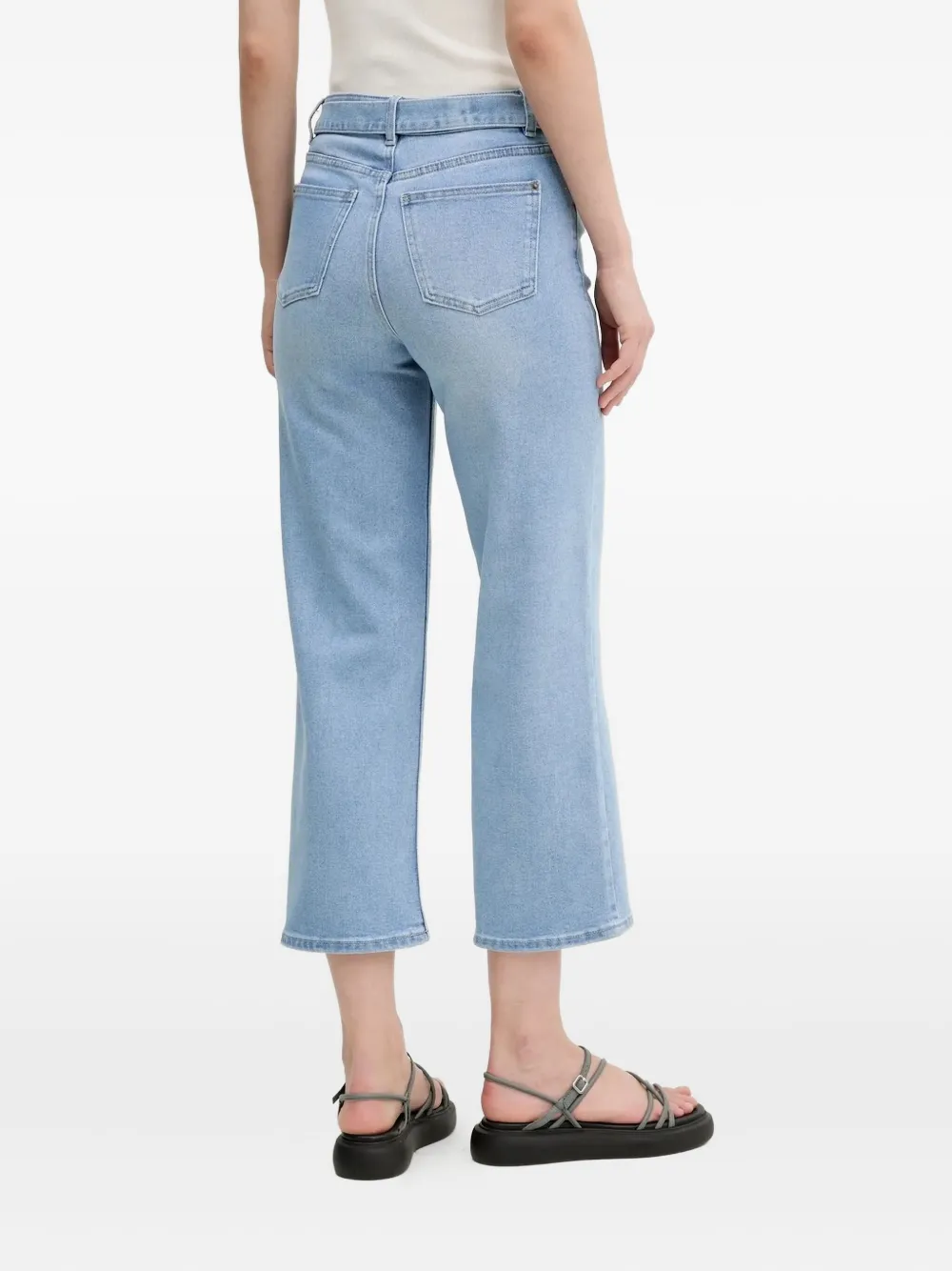 Desigual embroidered jeans Blauw