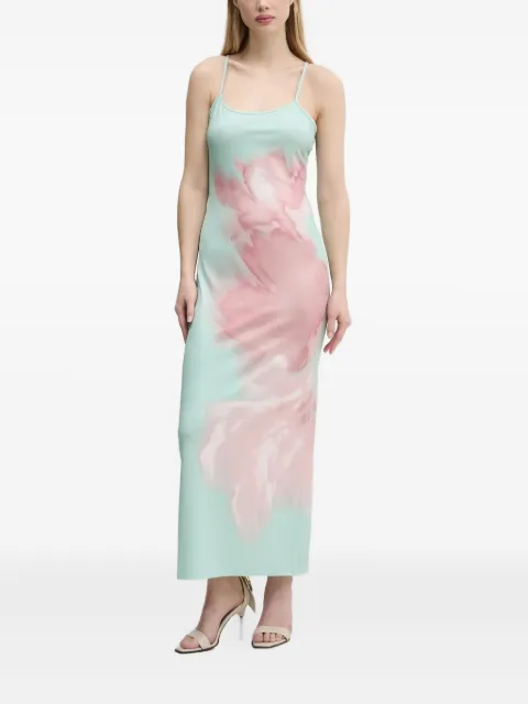 Desigual vestido midi con estampado floral