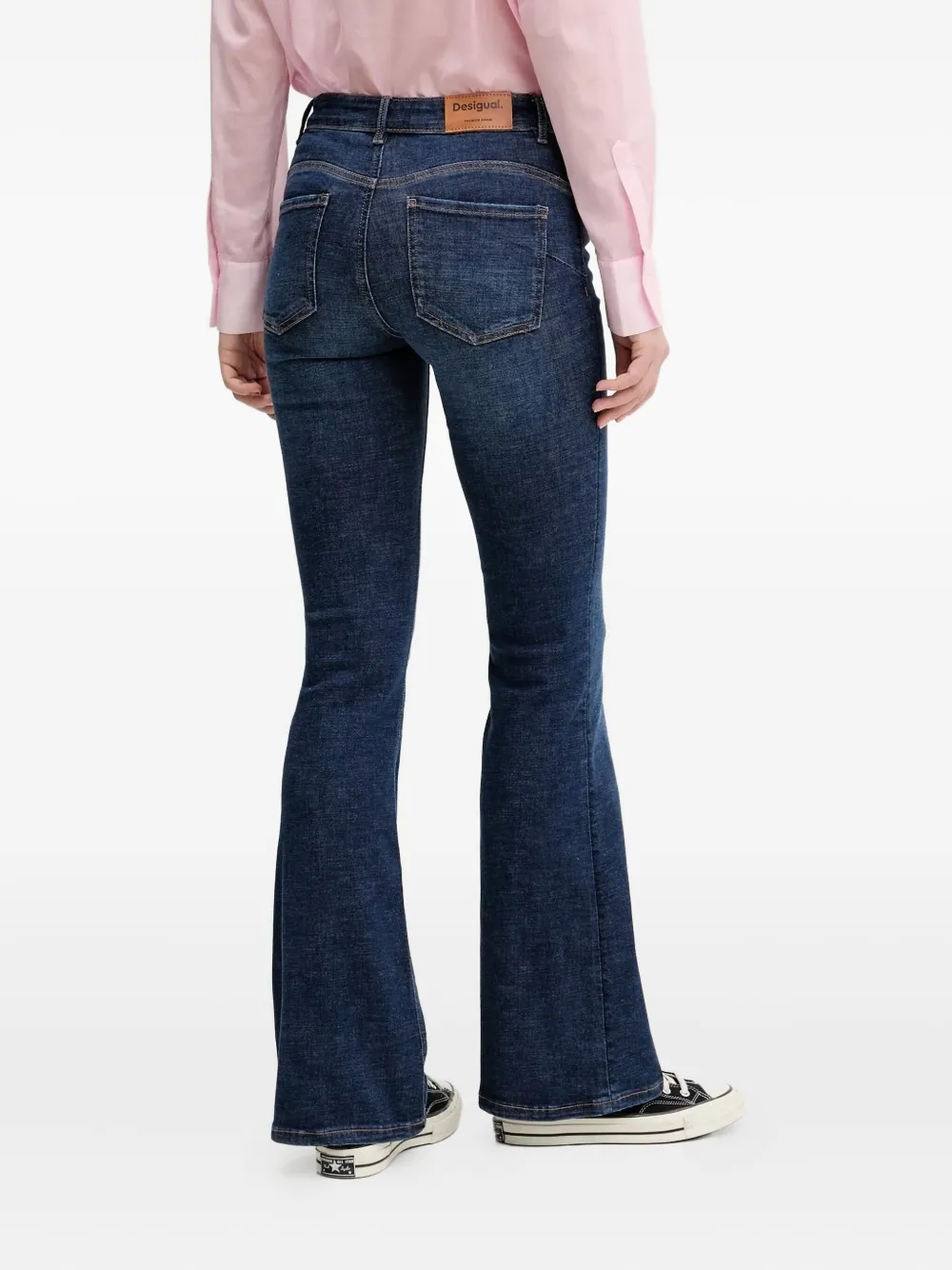 Desigual flared jeans Blauw