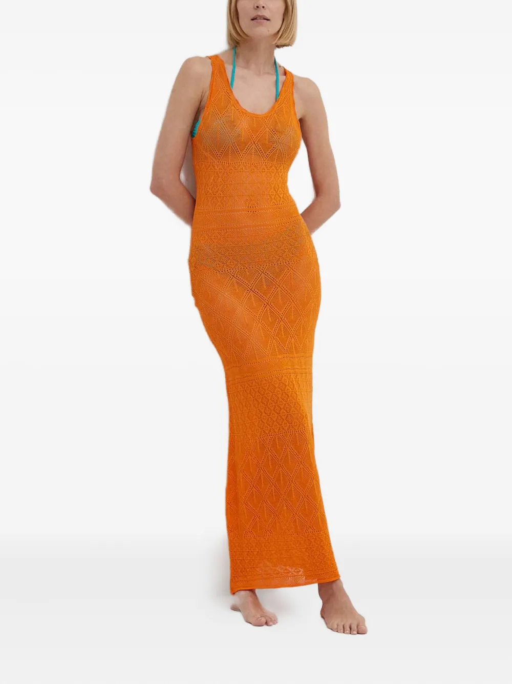 Desigual open-knit maxi beach dress | Beach Dresses | Image 2
