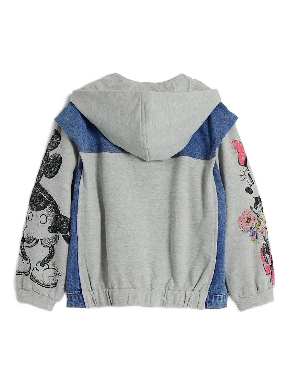 Desigual x Disney jack met capuchon en Mickey Mouse-print Blauw