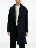 Desigual checked-pattern coat - Blue