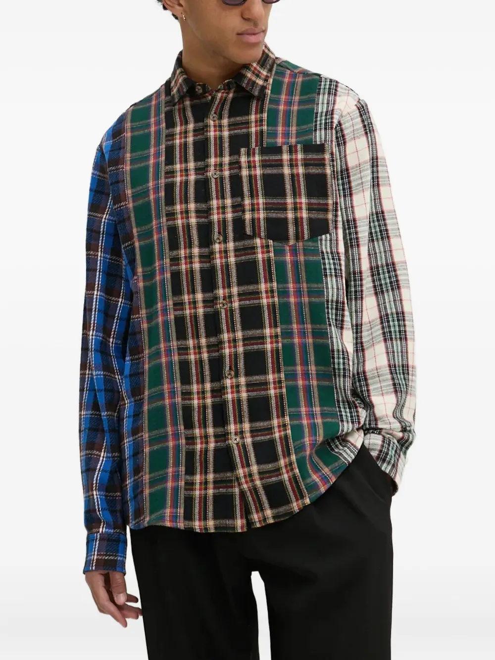 Desigual Plaid-pattern Shirt In Multi