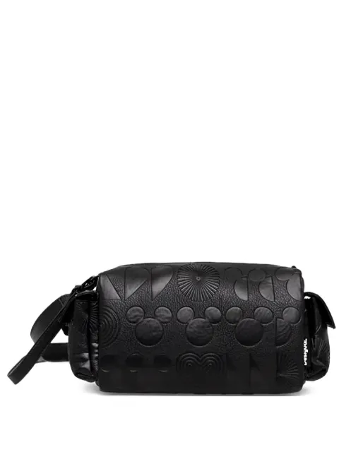 Desigual debossed-print shoulder bag