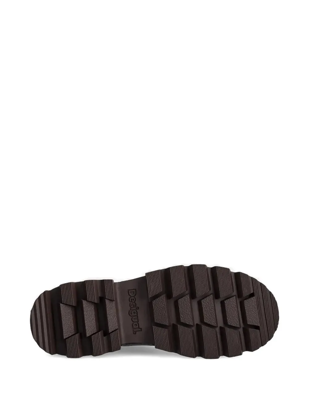 Desigual buckle-fastening lace-up boots Brown