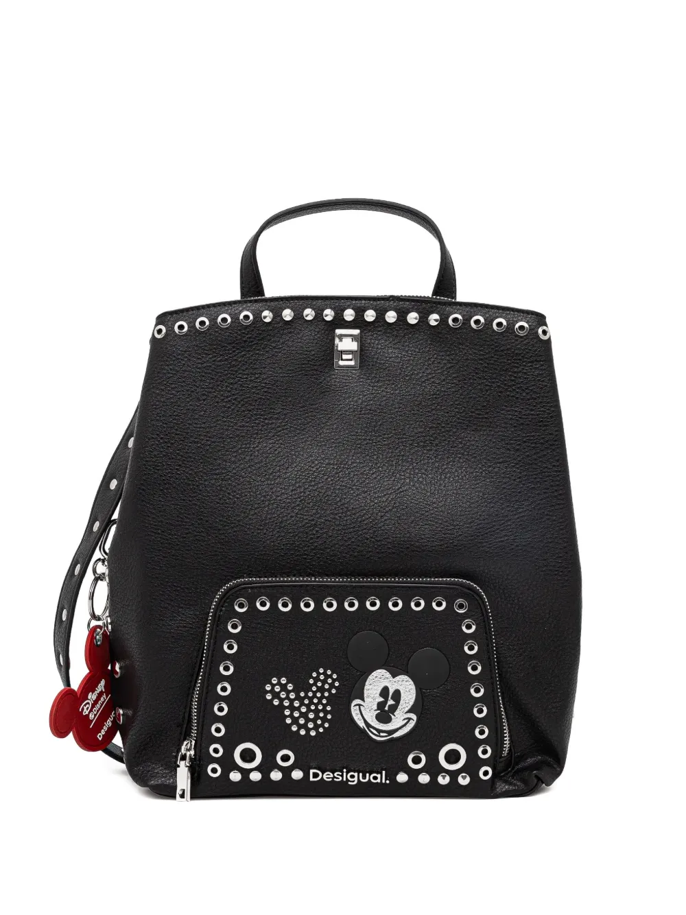 mickey-mouse studded backpack