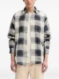 Desigual herringbone-check shirt - Blue