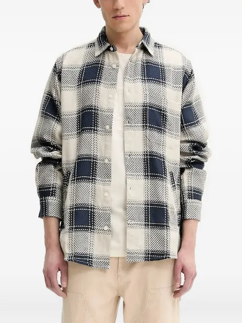 Desigual herringbone-check shirt