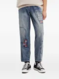 Desigual patchwork panel jeans - Blue