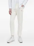Desigual distressed logo-patch jeans - Neutrals