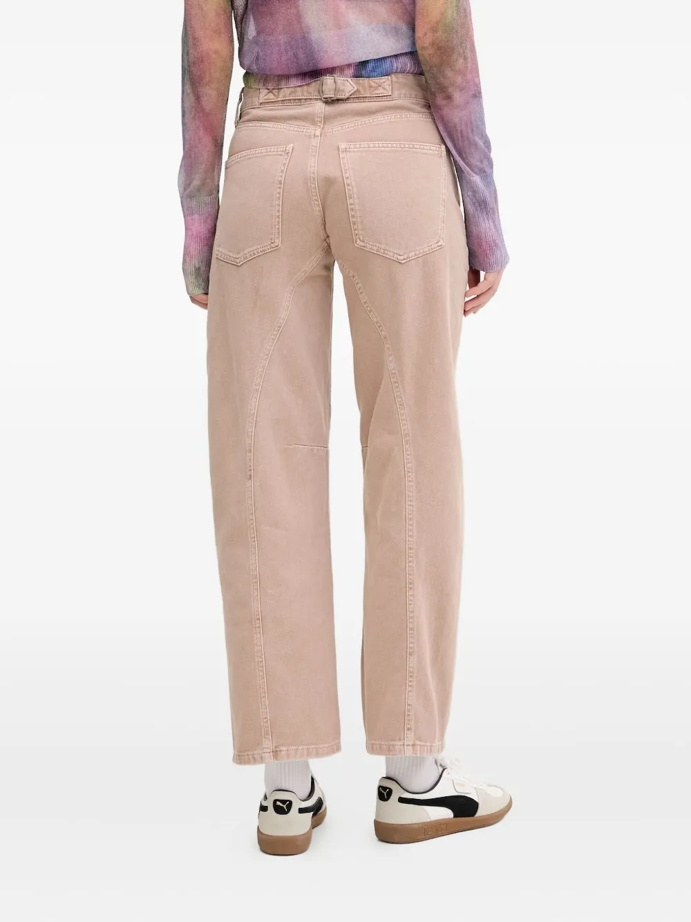 Desigual classic five-pockets jeans Beige