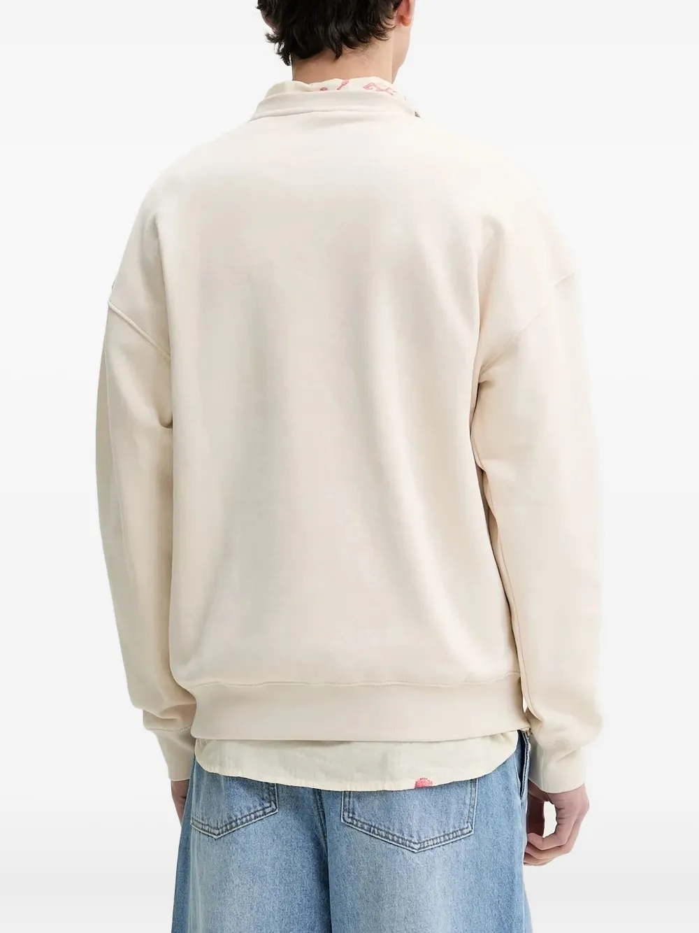 Desigual Sweater met ronde hals Beige