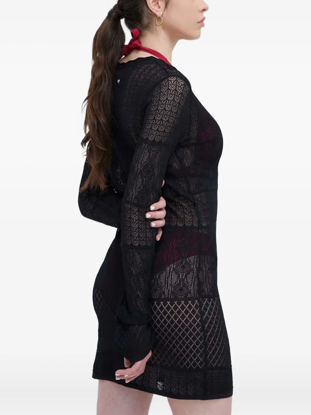 Desigual lace-knit mini beach dress | Beach Dresses | Image 2