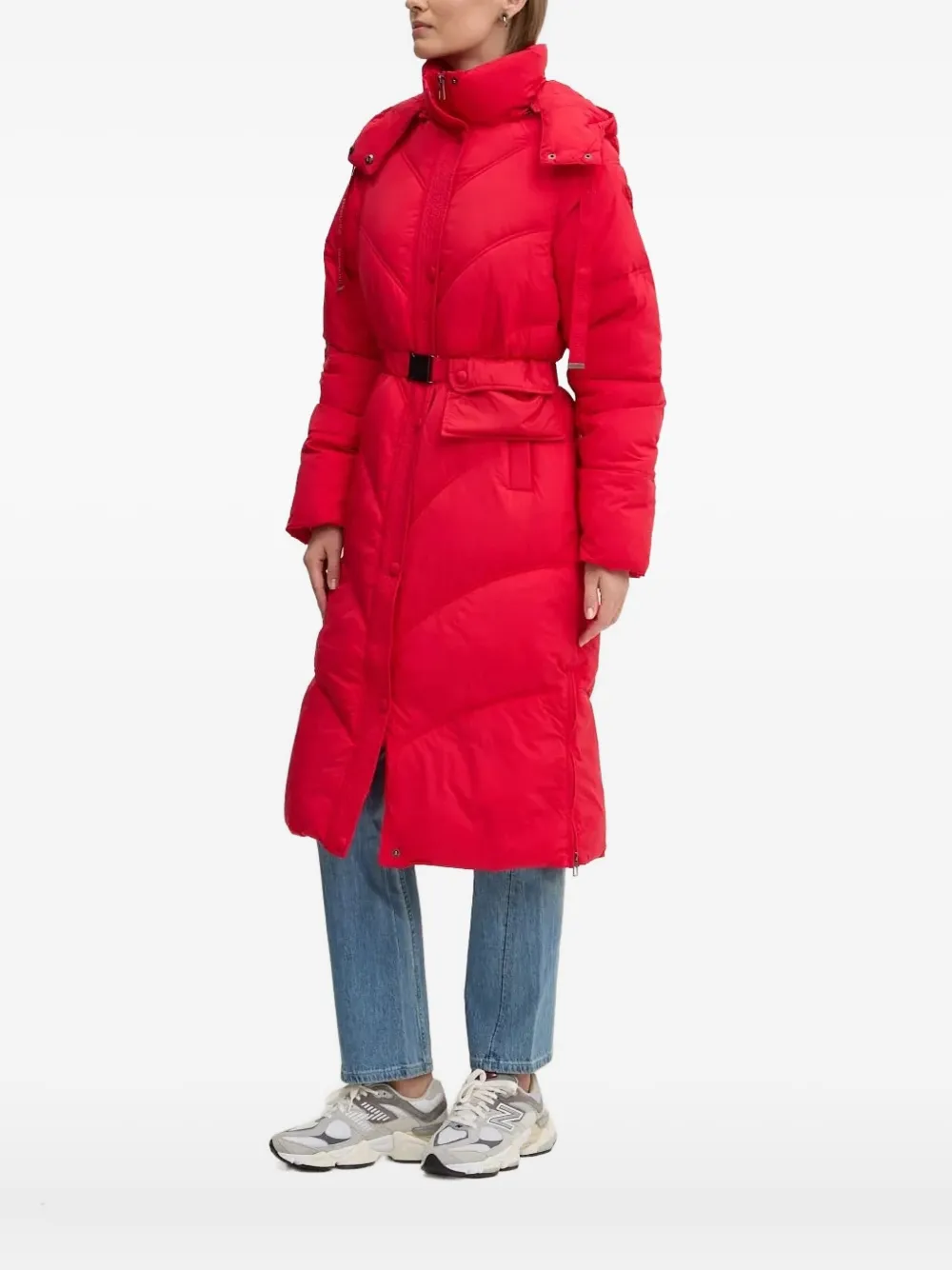 Desigual Donsjack met ceintuur Rood