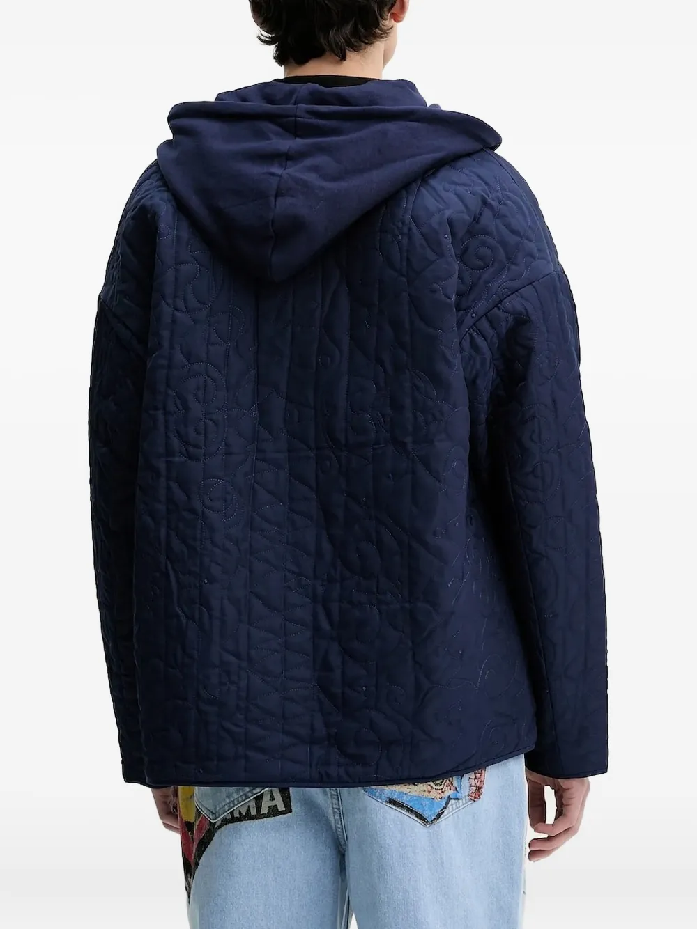 Desigual Omkeerbaar jack Blauw