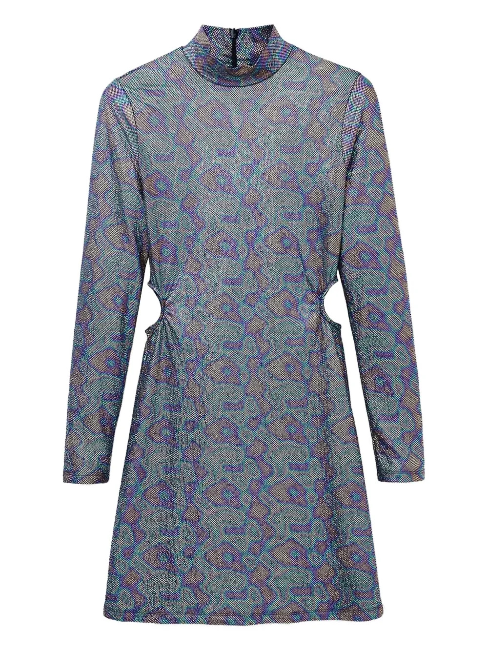 Desigual Mini-jurk met col en uitgesneden details Veelkleurig