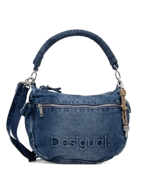Desigual rope-handle denim shoulder bag