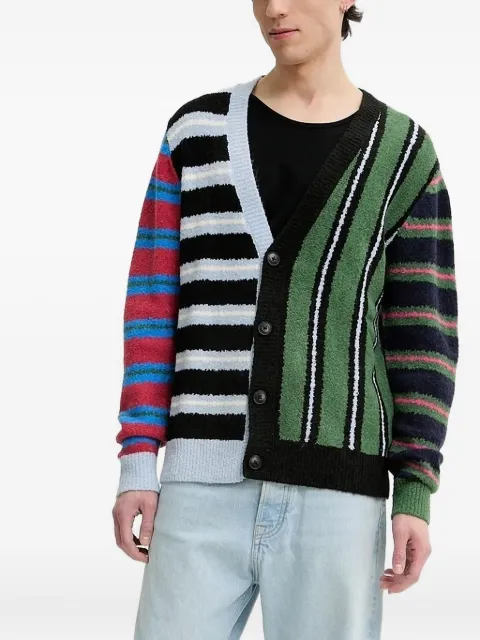 Desigual Vest met gestreept patchwork