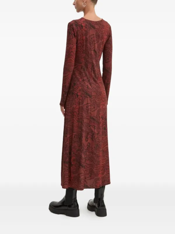 desigual dress red Strappy Dress 100% Cotton red Women's I Desigual.com