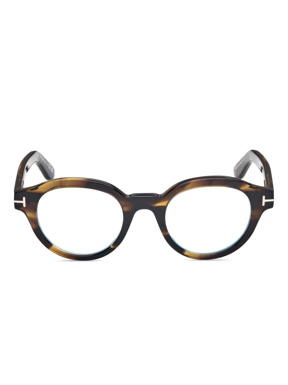 TOM FORD Eyewear round-frame glasses | Brown | Image 1