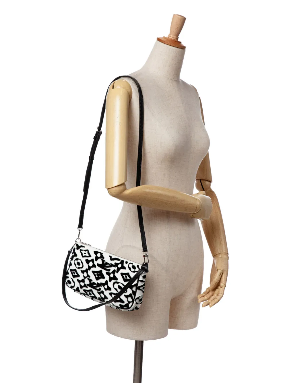 Louis Vuitton Pre-Owned 2020 Urs Fischer Monogram Pochette Accessoires satchel | Pre-Owned | Image 2