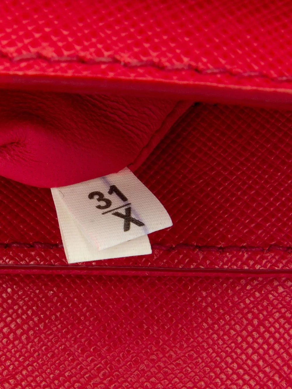 Pre-owned Prada 2000-2024 Saffiano Sound Lock Satchel