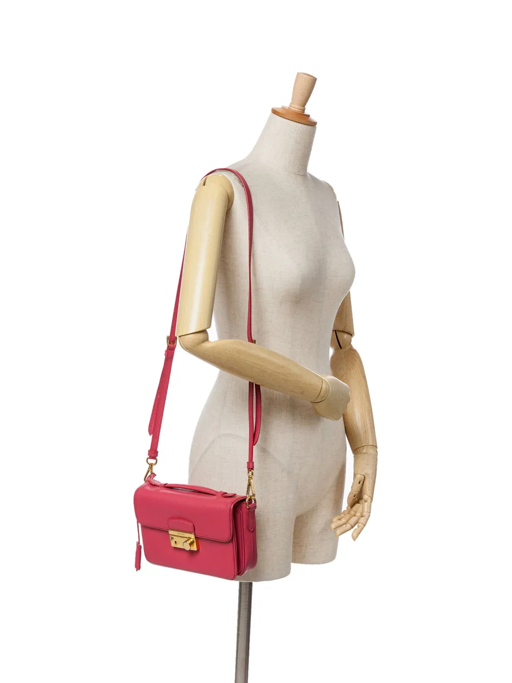 Prada Pre-Owned 2000-2024 Saffiano Sound Lock satchel | Estilos de archivo | Image 2