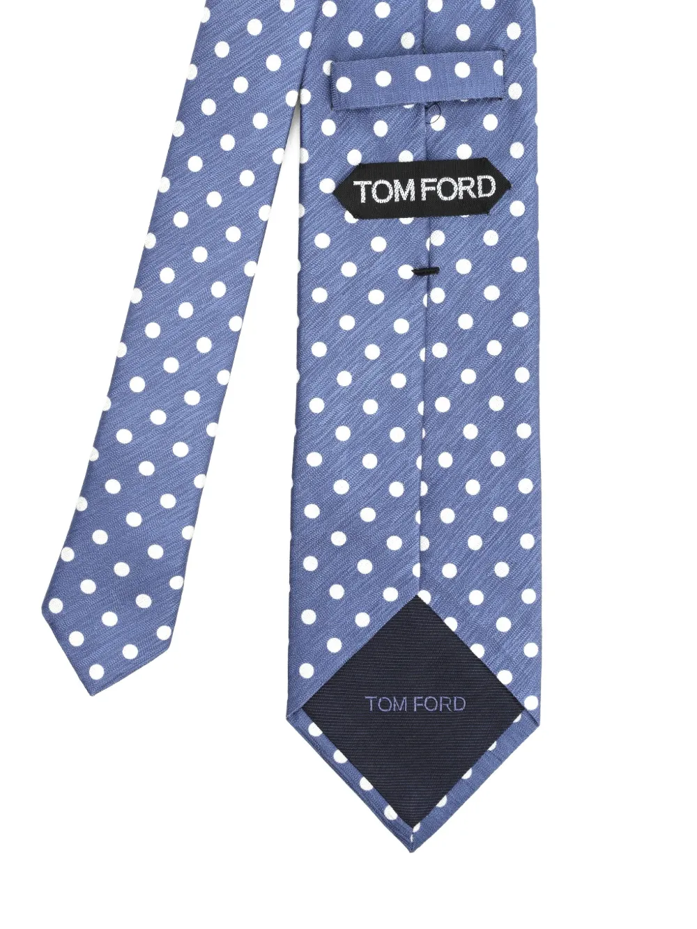 TOM FORD Stropdas met stippen Blauw