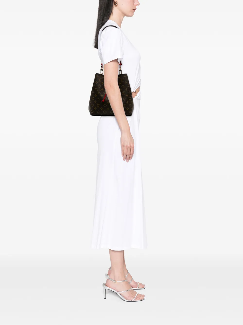 Louis Vuitton Pre-Owned 2019 Monogram Neonoe MM bucket bag | Pre-Owned | Image 2