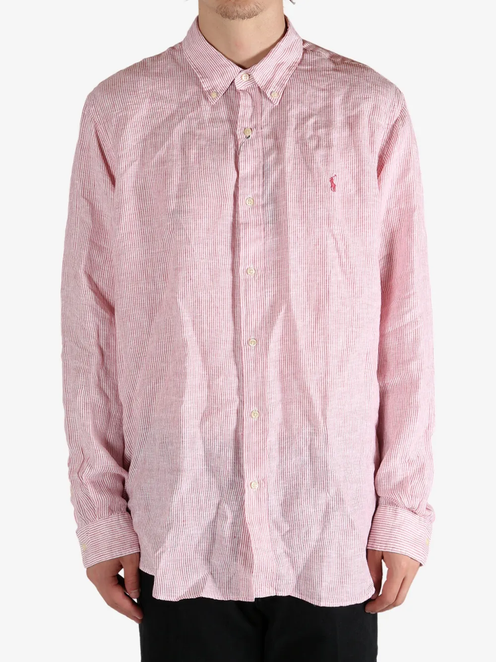 Polo Ralph Lauren striped shirt Roze