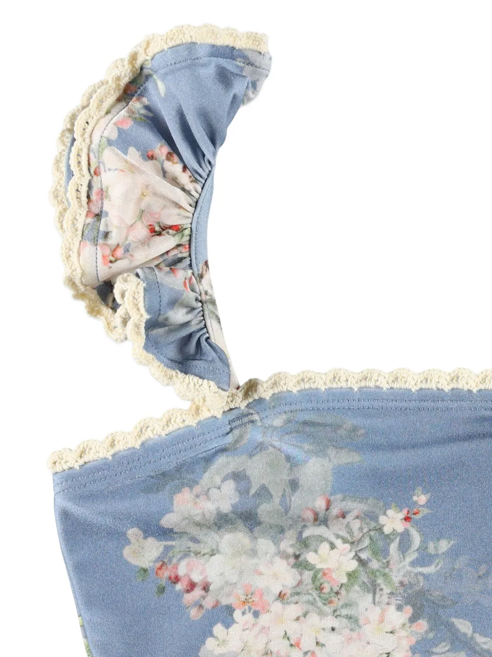 ZIMMERMANN Kids ruffled floral-print swimsuit | Swimsuits | Image 2