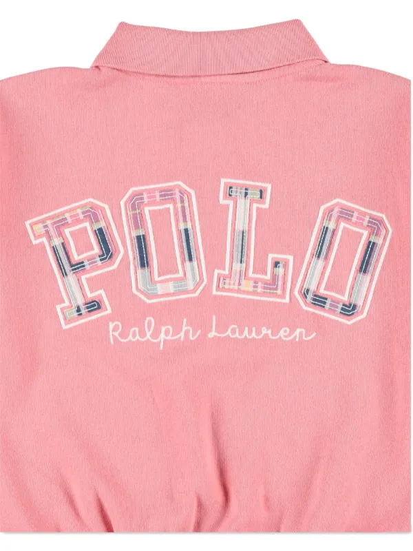 POLO RALPH LAUREN KIDS Embroidered Polo Sweatshirt | Pink | FARFETCH